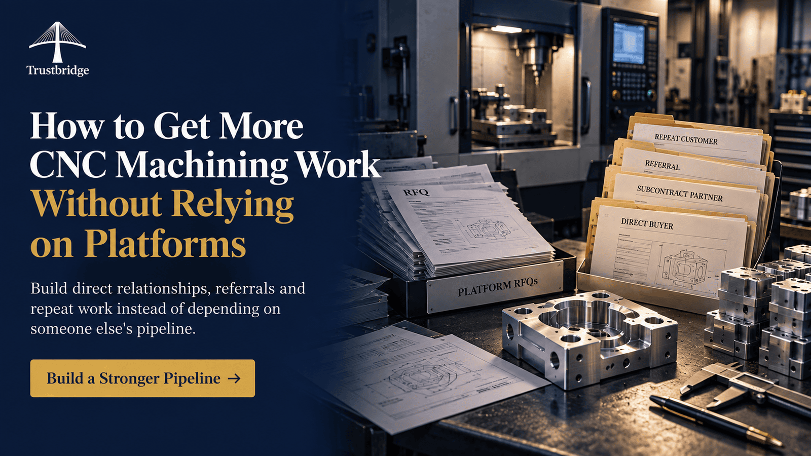 How Do Machine Shops Get More CNC Work Without Giving Up the Customer Relationship to a Platform?